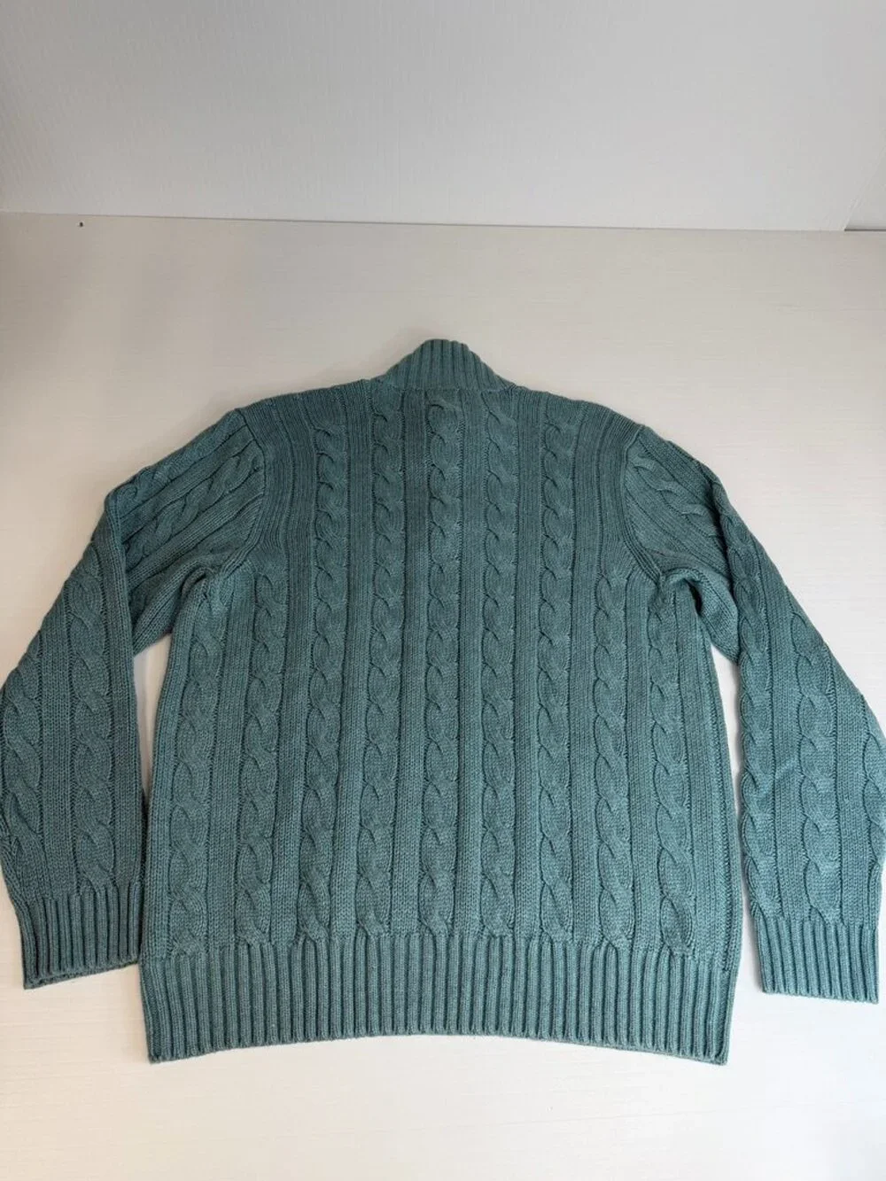 Vintage Ralph Lauren Sweater Men Extra Large Silk Cable Fisherman Jumper Work Ex